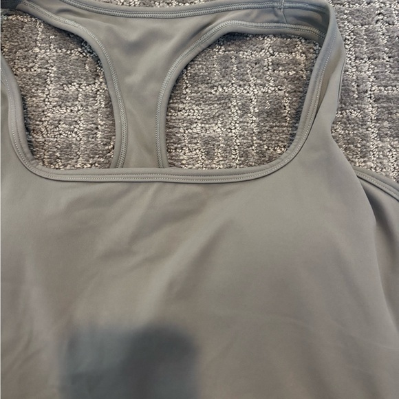 Gray Racerback Tank Top - Picture 3 of 3